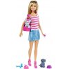 Barbie DJR56 Кукла Mattel Barbie DJR56 Набор Барби Прогулка с питомцем