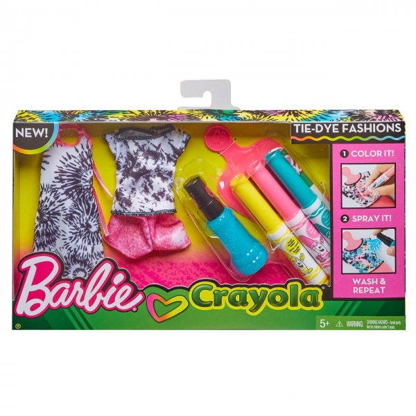 Barbie FPW12/FPW13 Набор Mattel Barbie Crayola FPW12/FPW13 Набор Барби Cделай моду сам
