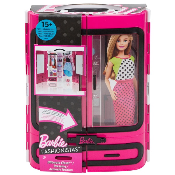 Barbie BE-DMT57 Mattel Barbie DMT57 Набор Барби Розовый шкаф модницы