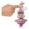 Интерактивная игрушка робот WowWee Fingerlings 3543 обезьянка Вайолет с малышом