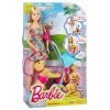 Набор с куклой Barbie Прогулка со щенками, 30 см, CNB21