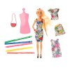 Кукла Barbie Crayola Раскрась наряд, GGT44