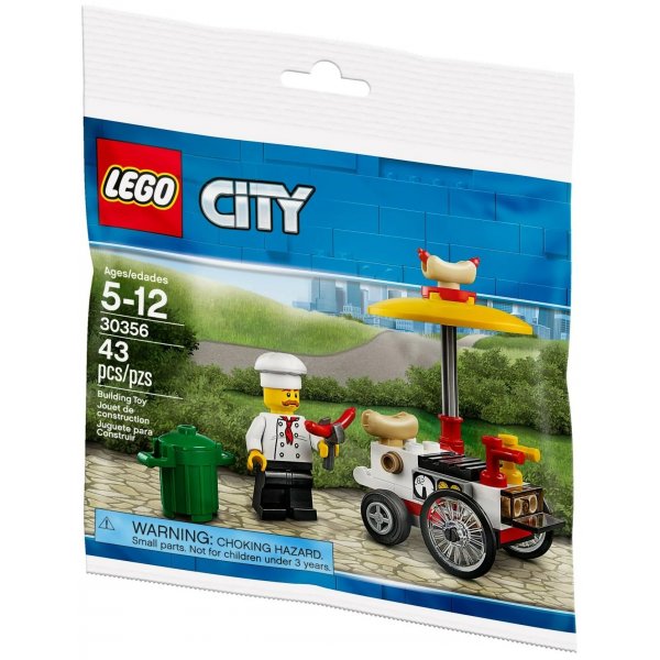30356 Конструктор LEGO City 30356 Тележка с хот-догами