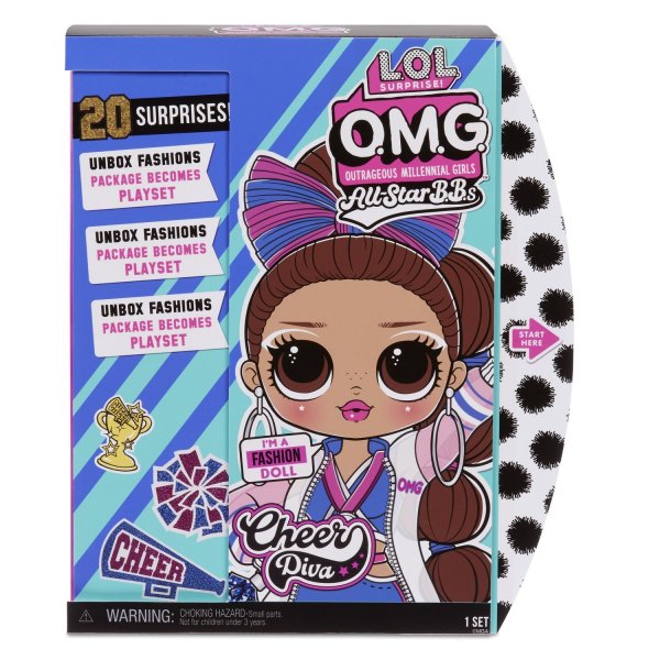 Кукла L.O.L. Surprise OMG Sports Doll Cheer, 25 см, 577508