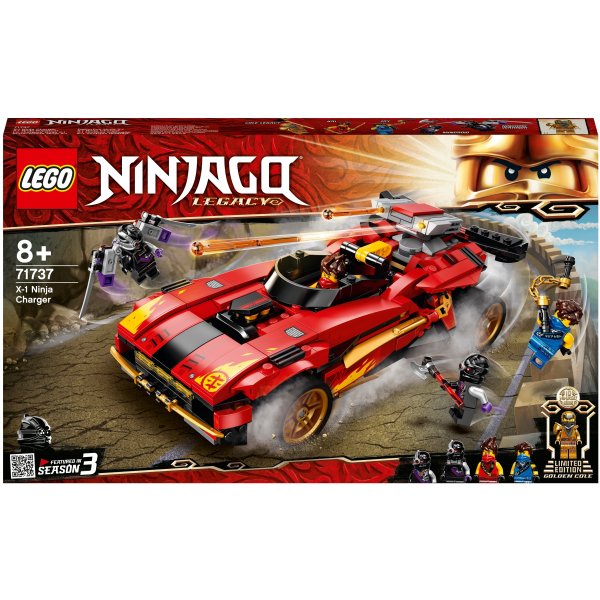 Набор Лего Конструктор LEGO NinjaGo 71737 Ниндзя-перехватчик Х-1