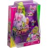Кукла Barbie с зелеными неоновыми волосами HDJ44