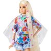 Кукла Barbie в одежде с цветочным принтом, 30 см, HDJ45