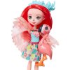 Кукла Enchantimals Фенси Фламингo с любимой зверюшкой, 15 см, GFN42