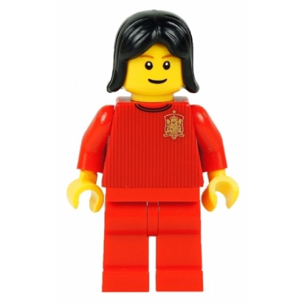 Набор Лего Лего 230615 Минифигурка - Футболист сборной Испании (Lego Minifigures)