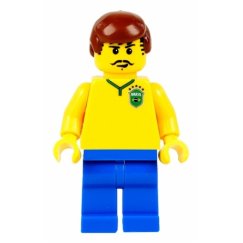 Лего 230618 Минифигурка - Футболист сборной Бразилии (Lego Minifigures)
