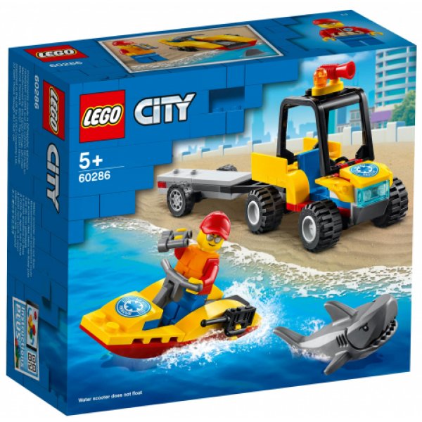 60286 Конструктор LEGO City 60286 Пляжный спасательный вездеход