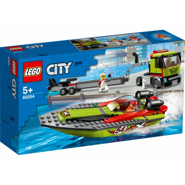 60254 Конструктор LEGO City 60254 Транспортировщик скоростных катеров