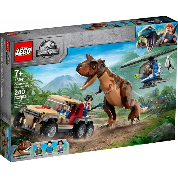 76941 Конструктор LEGO Jurassic World 76941 Погоня за карнотавром
