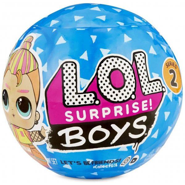 LOLs MGA Entertainment Кукла шарик LOL Сюрприз оригинал - Мальчики 2 серия (L.O.L. Surprise! Boys Series 2)