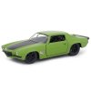 99521 Машинка Fast and Furious Jada 1:32 1973 Chevy Camaro-Free Rolling Зеленая 99521