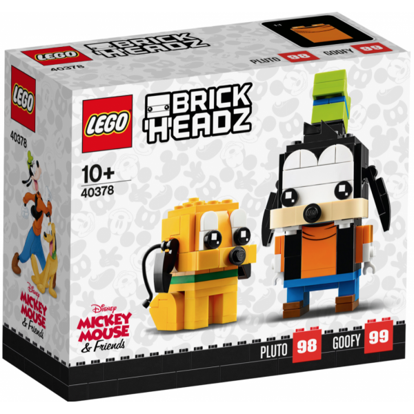 Набор Лего Конструктор LEGO BrickHeadz 40378 Гуфи и Плуто