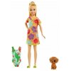 Barbie Кукла Стейси рыжеволосая в платье с питомцем GRT89