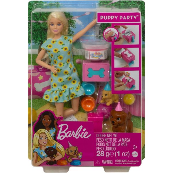 Кукла Barbie Puppy Party Вечеринка, GXV75