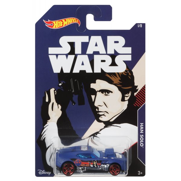 Hot Wheels Star Wars Трековая машинка Han Solo Twinduction