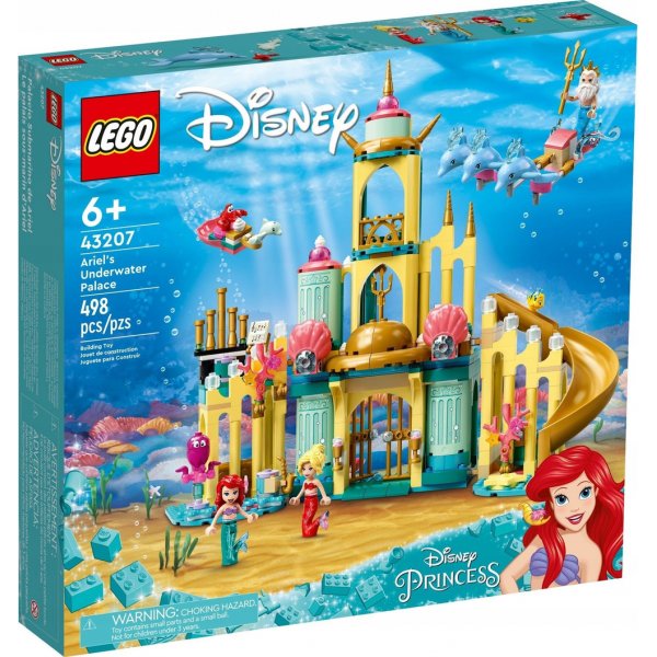 43207 Конструктор LEGO Disney 43207 Подводный дворец Ариэль
