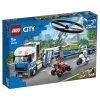Набор лего - Конструктор LEGO City Police Полицейский вертолетный транспорт
