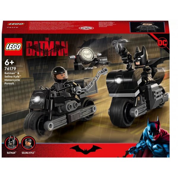 76179 Конструктор LEGO DC Super Heroes 76179 Бэтмен и Селина Кайл: погоня на мотоцикле
