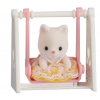 5201 5201 Игровой набор Sylvanian Families Младенец в сундучке (кошка на качелях)