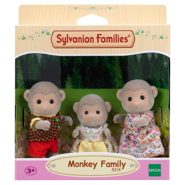 5214 5214 Фигурки Sylvanian Families Семья обезьян 3 фигурки