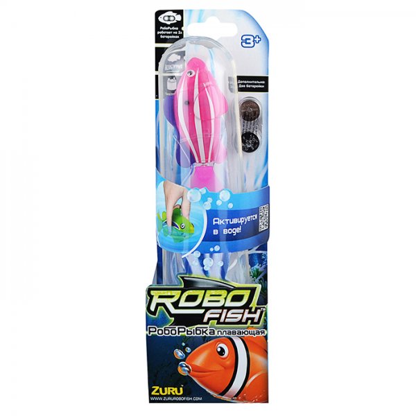 2501-2 Robofish 2501-2 РобоРыбка Клоун (розовая)