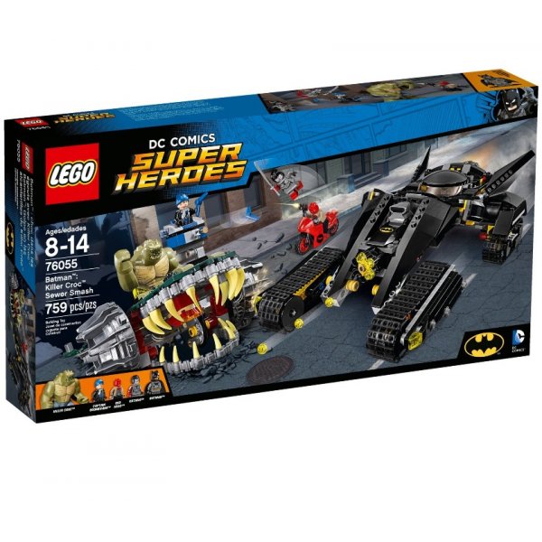 76055 LEGO DC Super Heroes 76055 Разгром в канализации убийцы Крока
